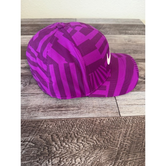 Nike Dri-FIT Classic99 Masters Edition Purple Geometric Golf Hat 23" - Picture 3 of 6